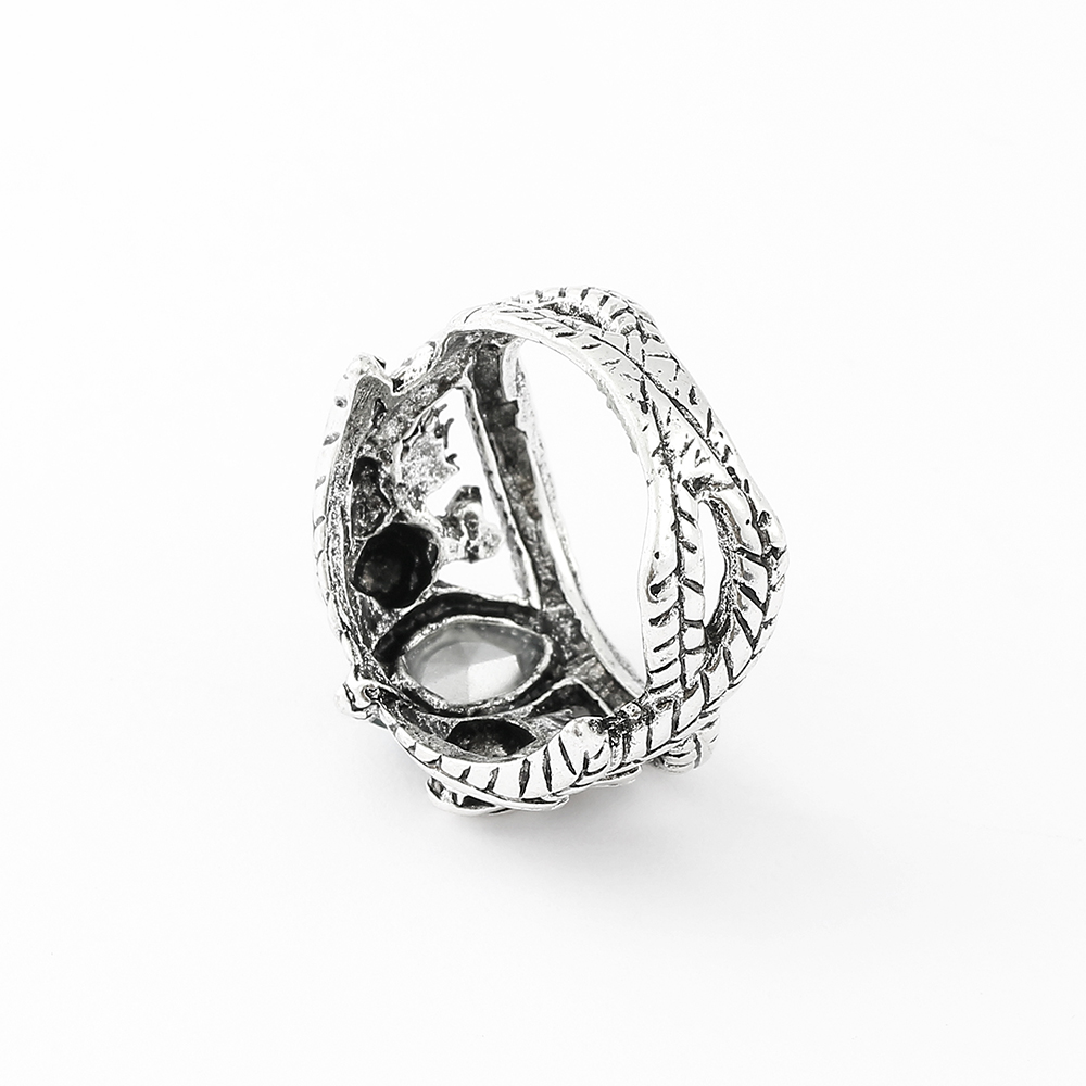 Bague de seigneur de Barahir, Aragorn, Gondor, bagues en cristal vert, créativité cosplay, bijoux de personnalité, pour hommes