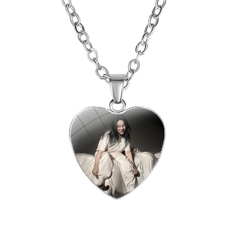 12 Style Billy Irish Love Pendant Necklace for Girl Student Friends Clavicle Chain Women's Jewelry: 8