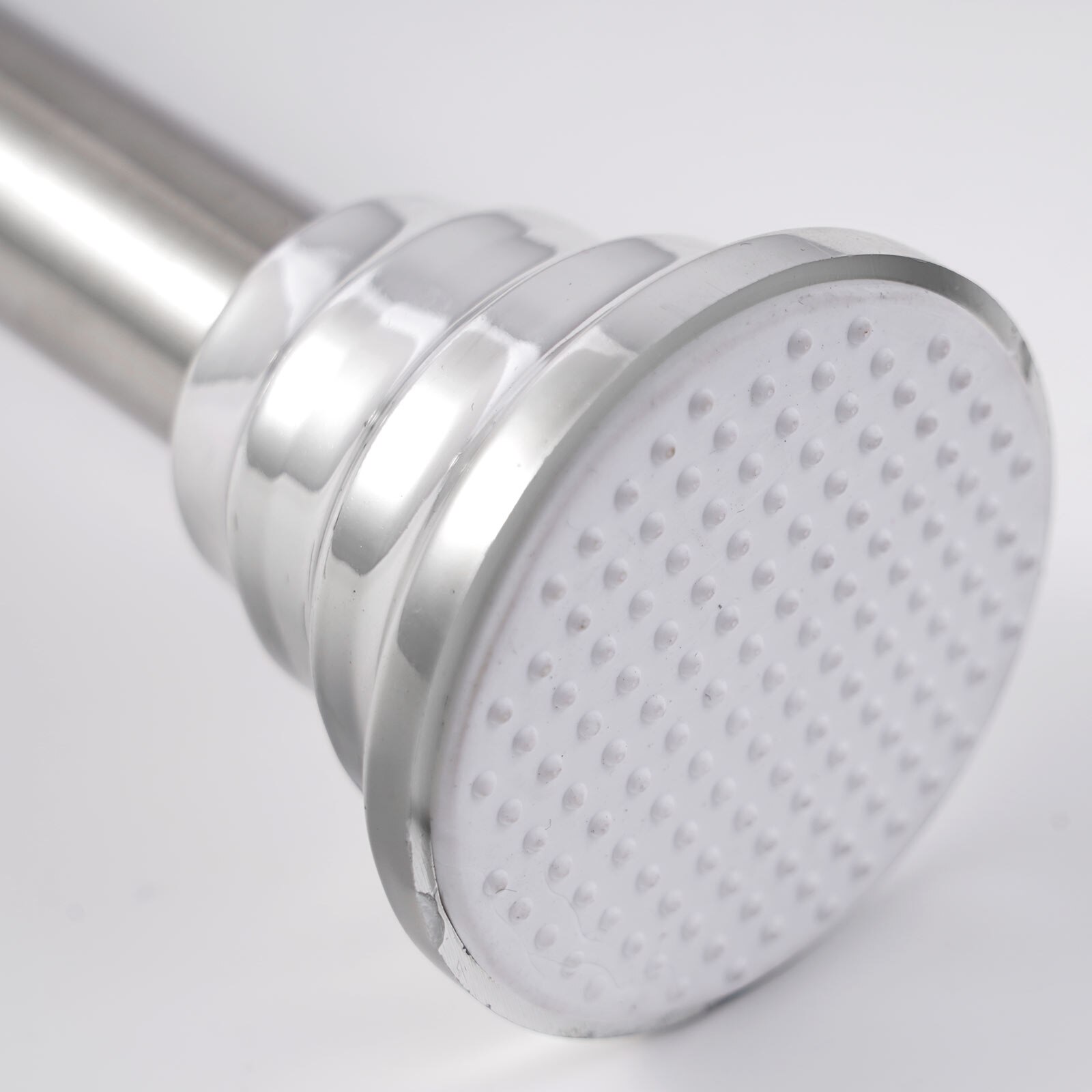 Bathroom Shower Rod Stainless Steel Clothes Hanging Drying Rail Punch-Free Curtain Telescopic Bar Reusable Balcony Expansion Rod