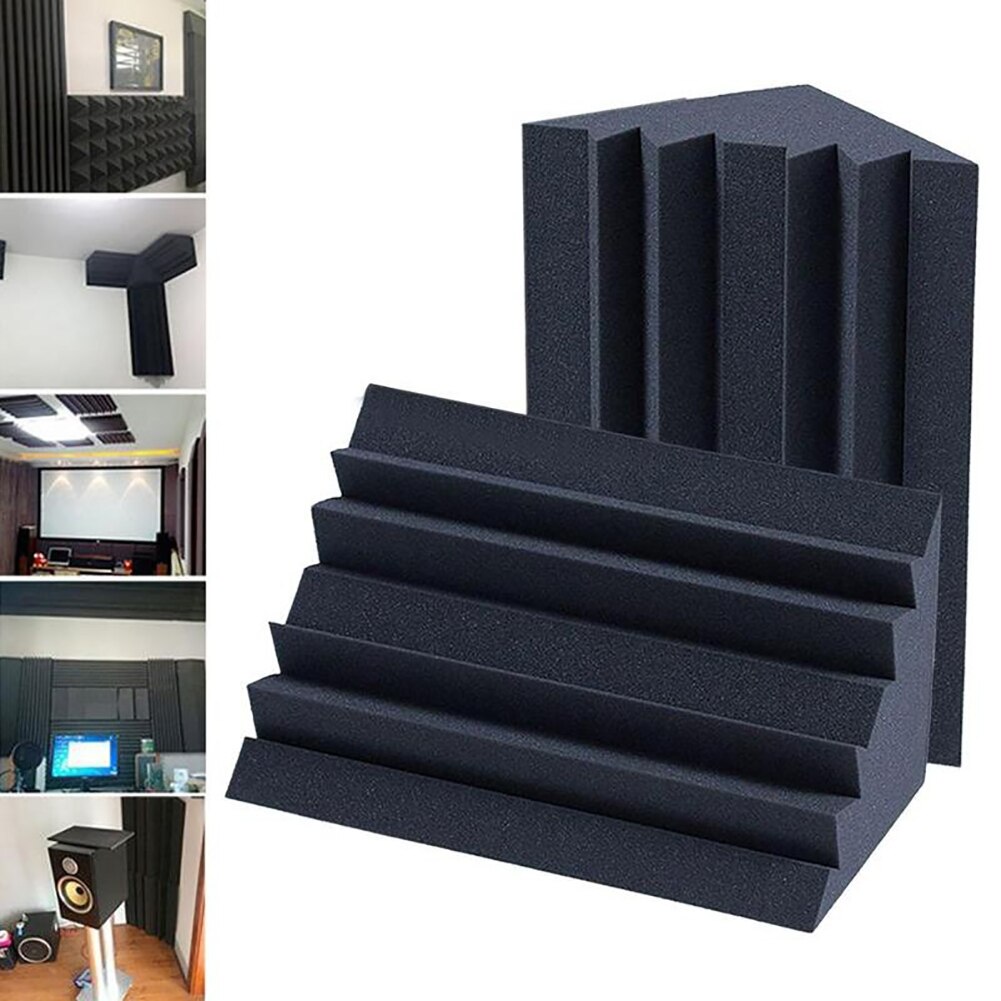 Soundproofing Foam Acoustic Bass Trap Corner Absorbers for Meeting Studio Room