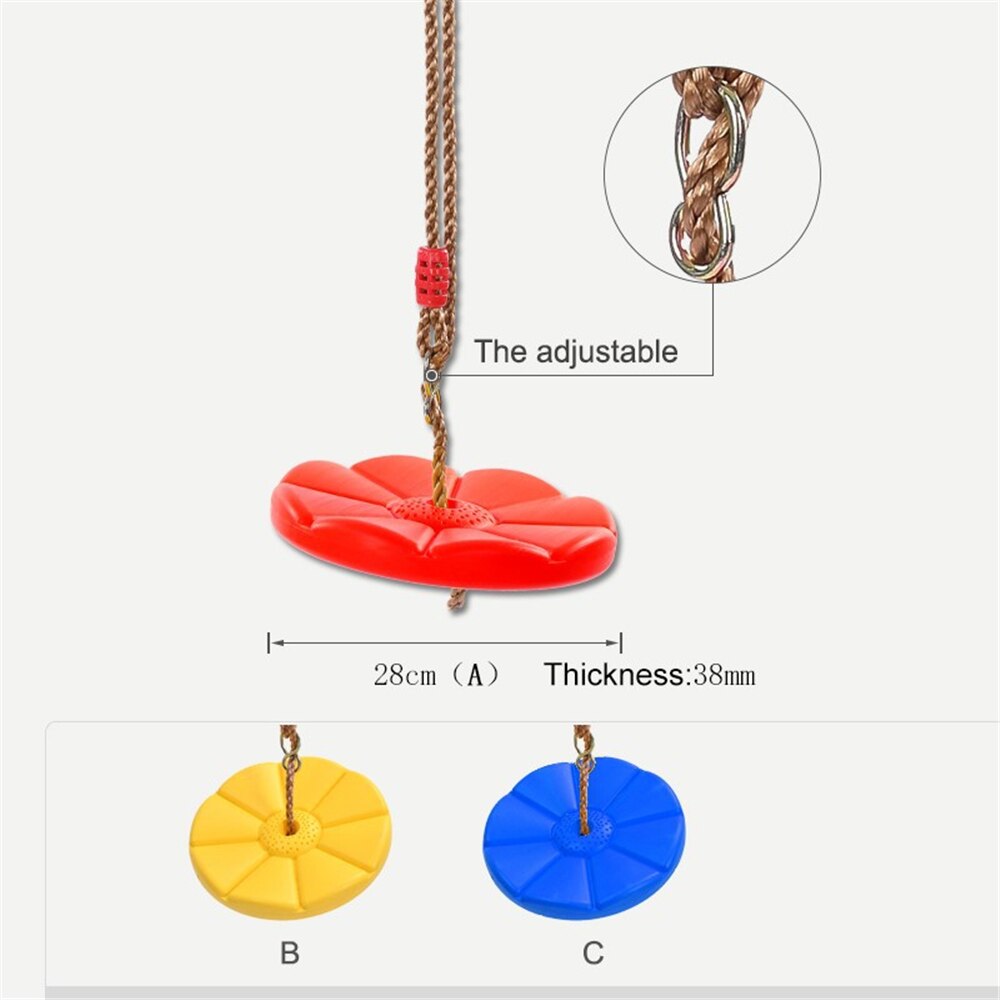 Kinderen Speelgoed Outdoor Plastic Swing Disc Schommel Indoor Schommel Disc Klimmen Schommel Voor Kinderen Tuin Speeltuin Camping Spelen Speelgoed