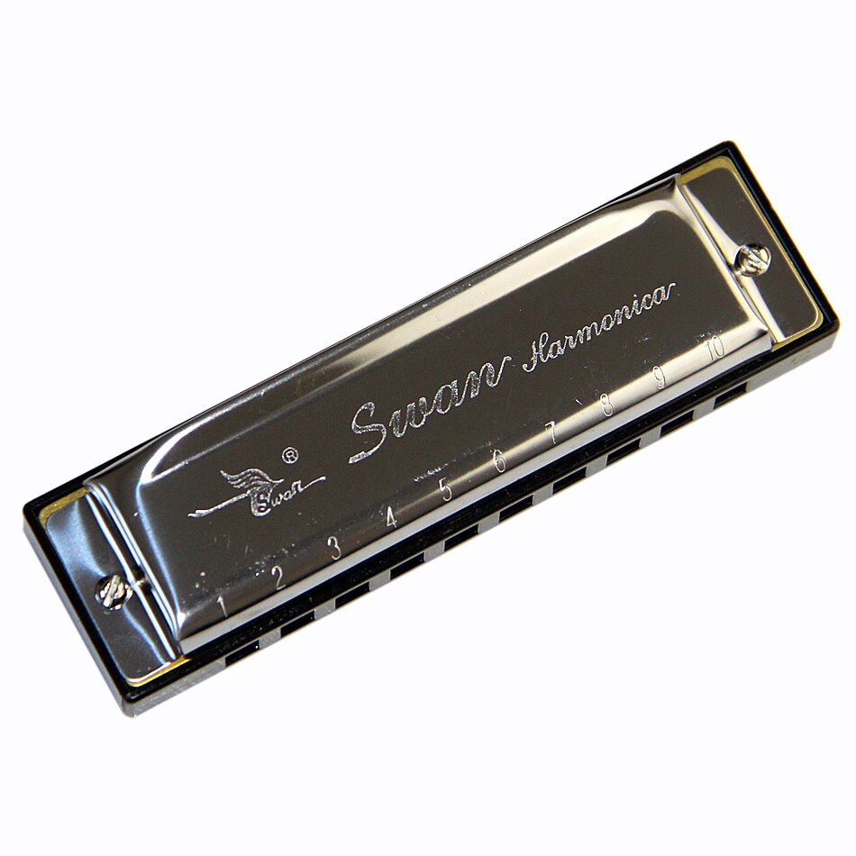 SWAN SW1020 C Key 10 Holes Blues Harmonica