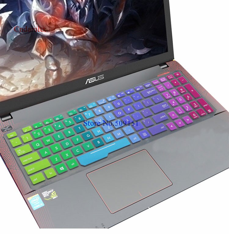 For Asus ROG Strix GL553VD GL553 FZ53VD FX553VE FX553VD FX53VW GL753VE ZX53VW 15 17 inch Notebook keyboard cover protector Skin
