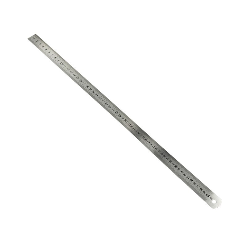 Stainless Steel 1Pcs Metric Steel Ruler Double-sided Scale Metric Ruler Tool Measuring Range Layout 15-100 CM: width 60cm