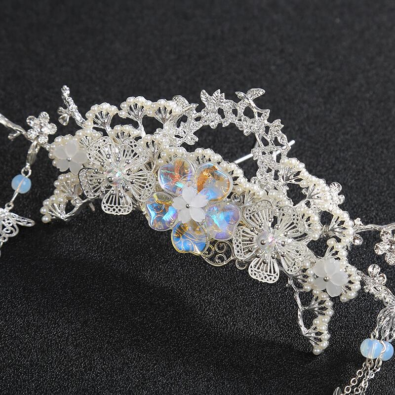 Mano antigüedad paso sacudida disfraz de Bob horquilla clásica china Ropa Accesorios tocado pinza de pelo de horquilla corona conjunto