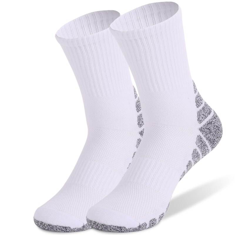 Summer Riding Cycling Socks Men Sports Basketball Running Sport Sock Hiking Tennis Outdoor Ski Man Women Bike Bicycle Slip: White / XL