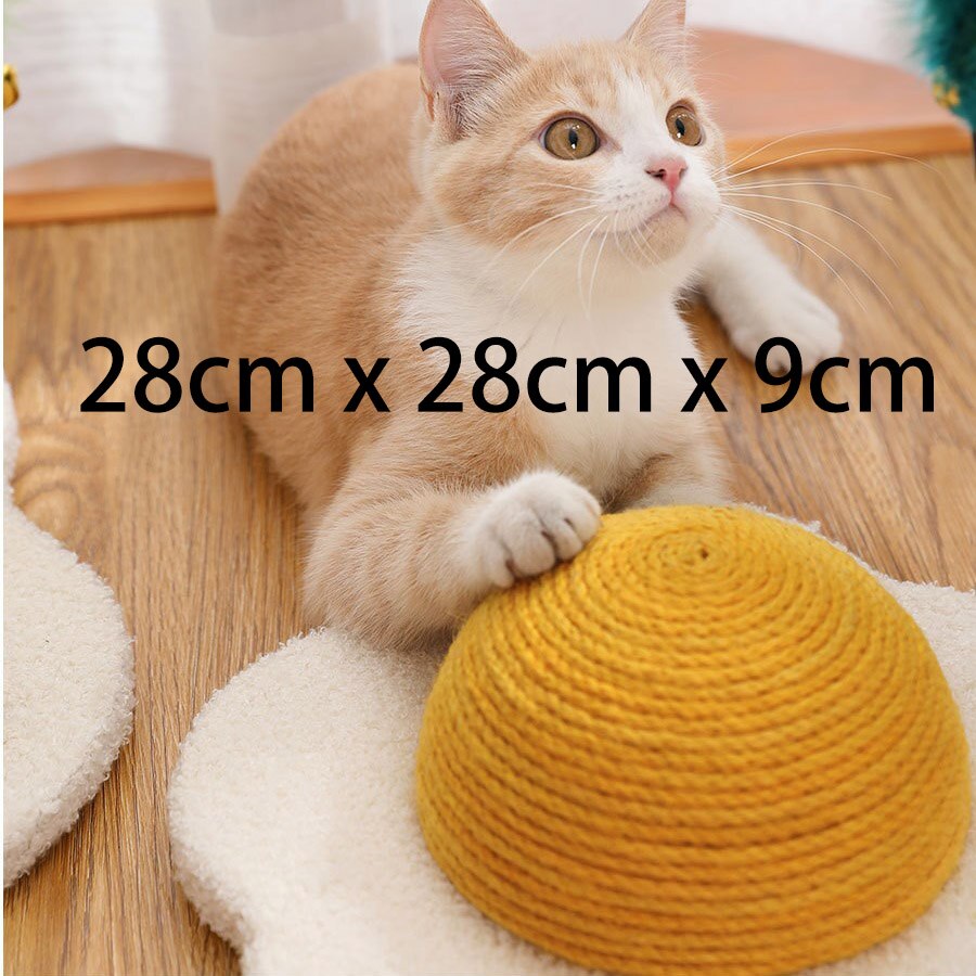 ZLAR 28*28*9cm Cat Scratching Post Little Small Cat Toys Scrapers For Cats Scratching Post Egg Pet AccessoriesCG-CAT19: Egg