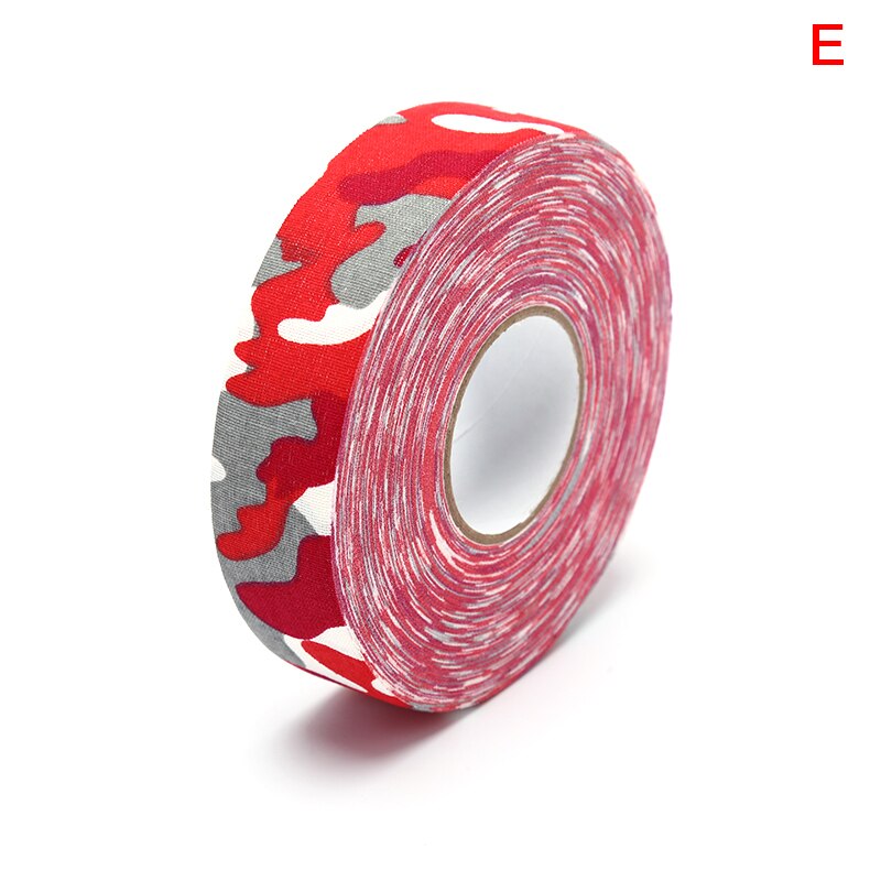 1Roll Hockey Stick Tape Multipurpose Colorful Sport Safety Cotton Cloth Enhances Ice field Hockey badminton Golf Tape: E