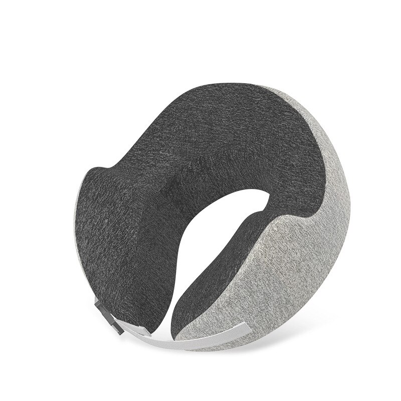 U-Vormig Kussen Voor Nek Auto En Vliegtuig Lange Afstand Reizen Kussen U-vorm Nekkussen Memory Foam dutje Kussen: gray2