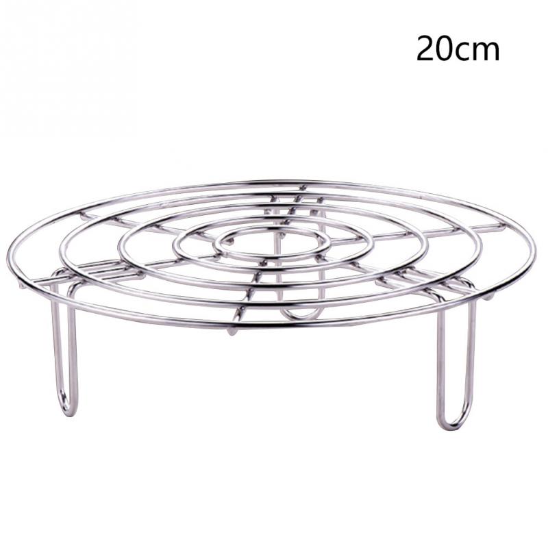Pressure Cooker Pot Pan Cooking Stand Food Vegetable Crab Tall Wire Heavy Duty Stainless Steel Steaming Rack Cookware