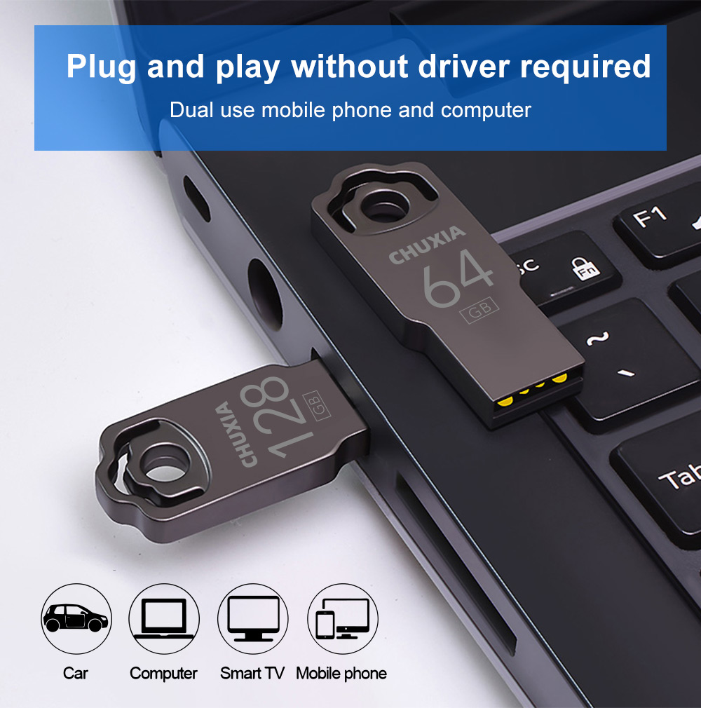 10 SZTUK / LOT Metalowa pamięć flash USB 4 GB 16 GB Pendrive 32 GB Pen Drive 64 GB Pamięć USB 128 GB Darmowa dostawa Ustaw LOGO U Disk