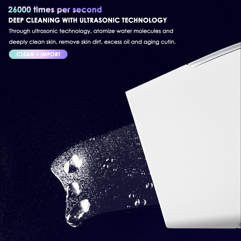 Shoveling Machine CleanserSkin Scraper Blackhead Removal Pore Cleanser Facial Scraper Acne Extractor Facial Lift Deep Cleansing