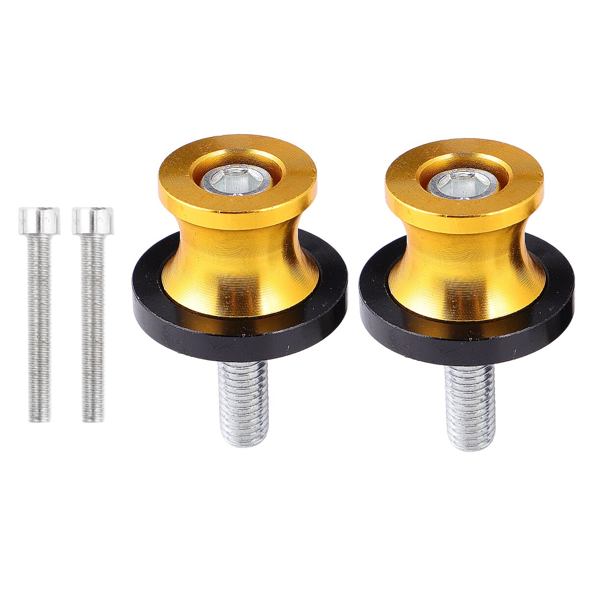 Motorbike Lifting Screw Aluminum Alloy Screw for Motorcycle: yellow