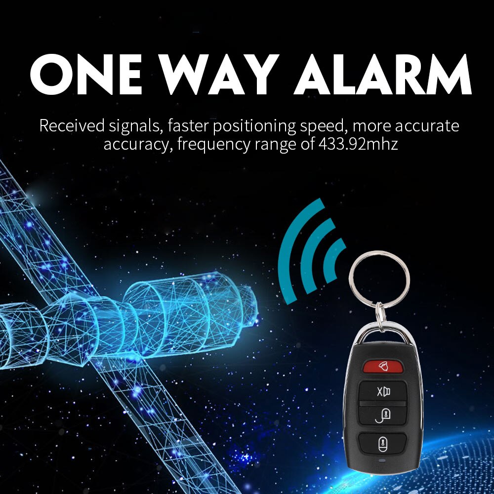 CHADWICK M801-8101 Remote Motorbike Alarm System Motorcycle Alarm Device Burglaralarm Anti-Theft Lock for Vehicles Securityalarm