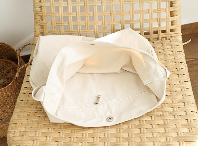 Bolso de talla grande de lona para adolescentes, informal, a la , para mujer, de viaje, tela suave de uso diario, de gran capacidad, sobre el hombro, color negro,