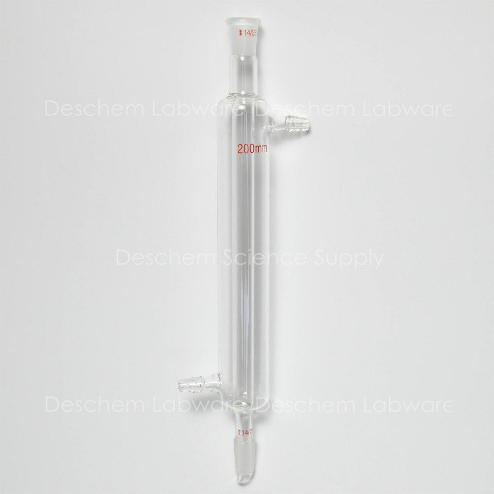 200mm, 14/23, chłodnica liebiga, szkło laboratoryjne wymiennik, chemii sprzęt laboratoryjny