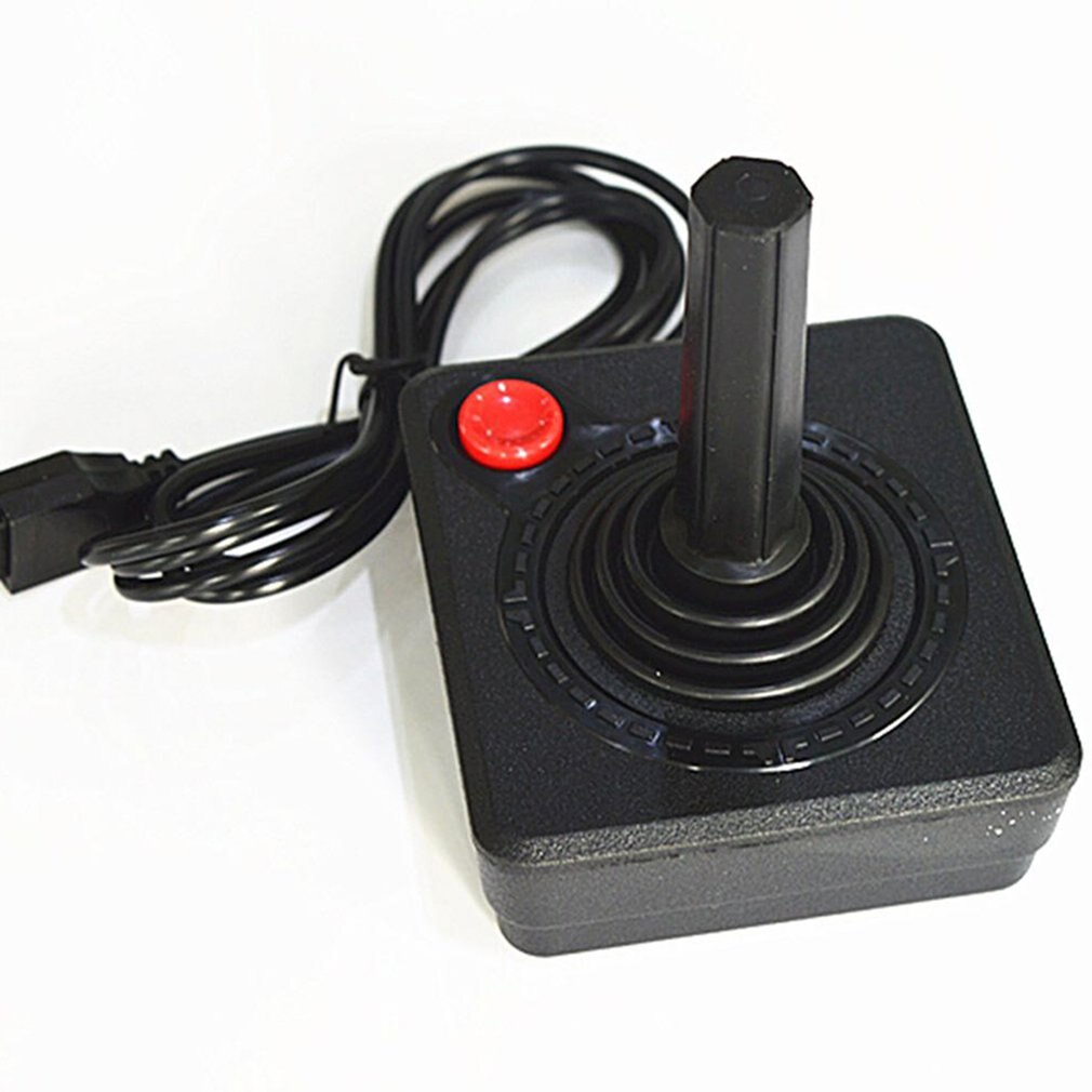 Mando de juego mejorado de 1,5 M para Atari 2600, mando Retro con palanca de 4 vías y botón de movimiento único