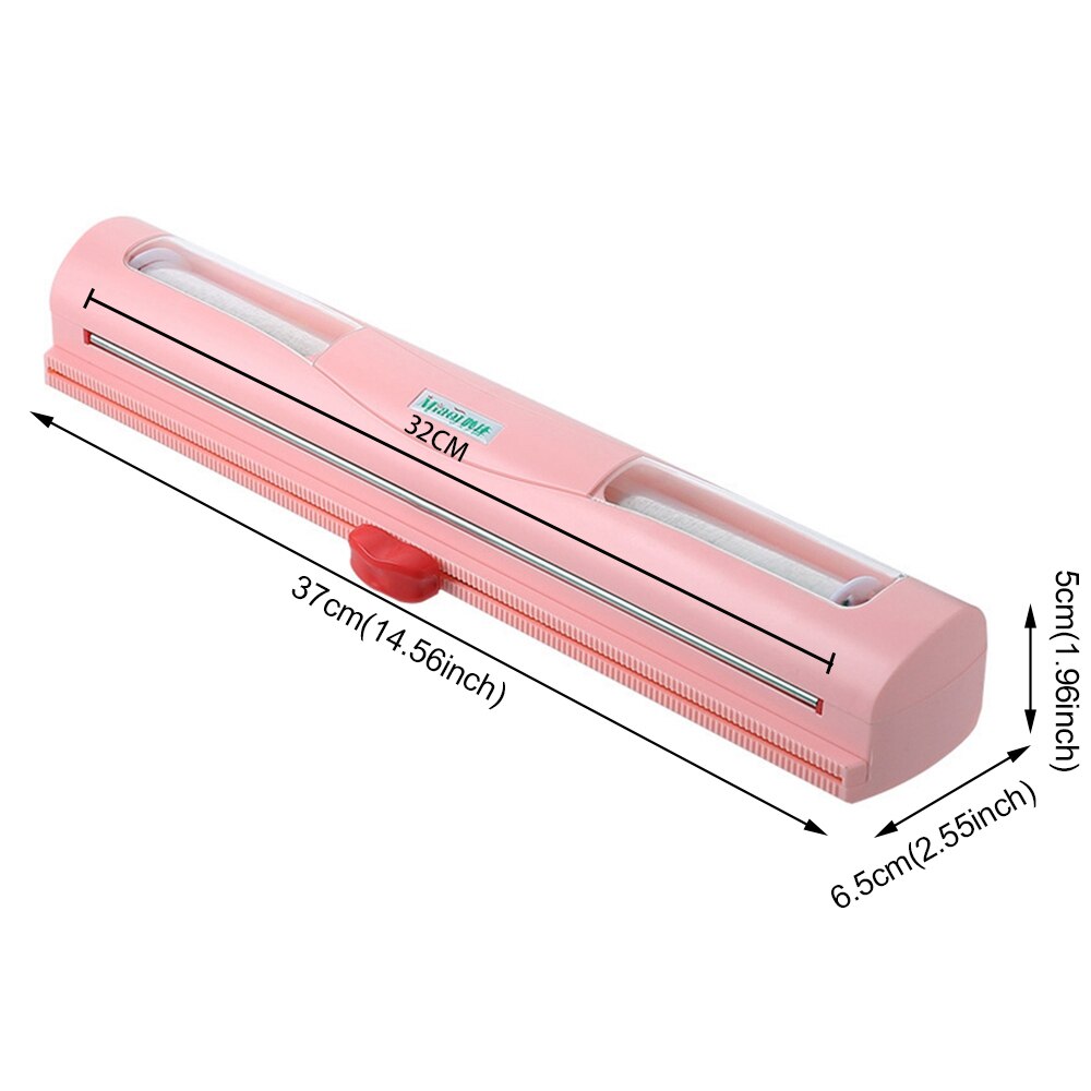 Kitchen Organizer Food Plastic Wrap Dispenser Wall Mounted Foil And Cling Film Dispenser Foil Cutter Wrapping Paper Storage: PK