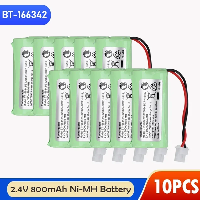 BT-166342 2.4V 800mAh AAA Ni-MH Rechargeable Battery For Cordless Phone Batteries BT166342 166342 BT-266342 BT183342 BT283342: Blue