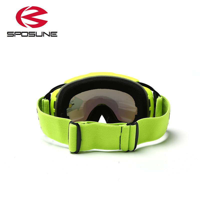 Óculos de esqui, óculos anti-neblina para homens e mulheres, lente dupla, antiparra, snowboard, ski, adulto
