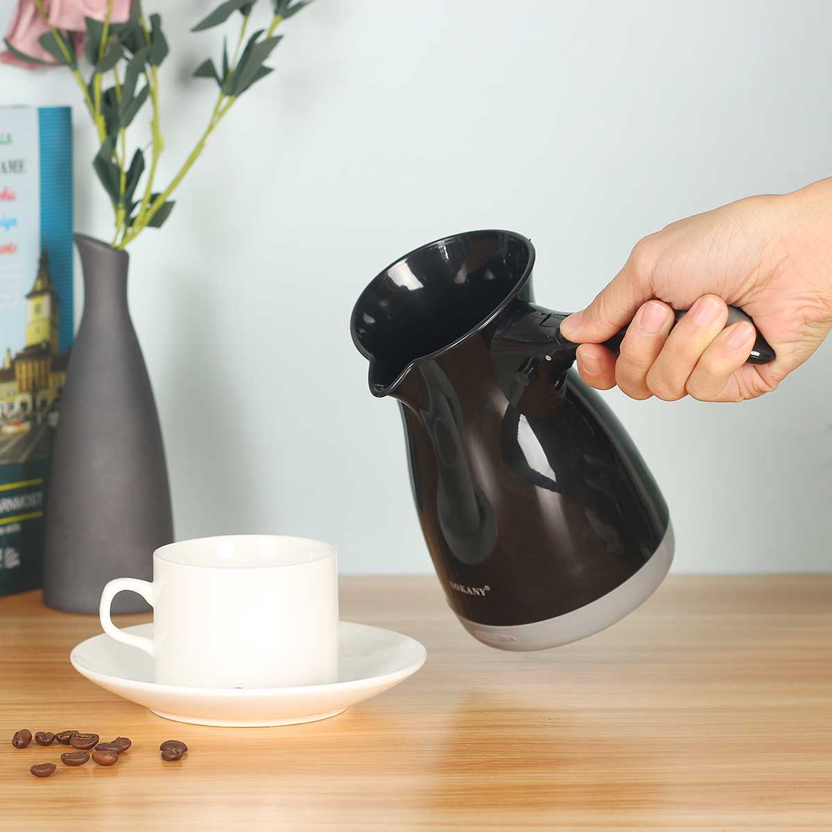5L Electric Coffee Pot Maker Portable Kitchen Heaters Stove Cooker Plate Milk Water Coffee Tea Heating Kettles Home Office