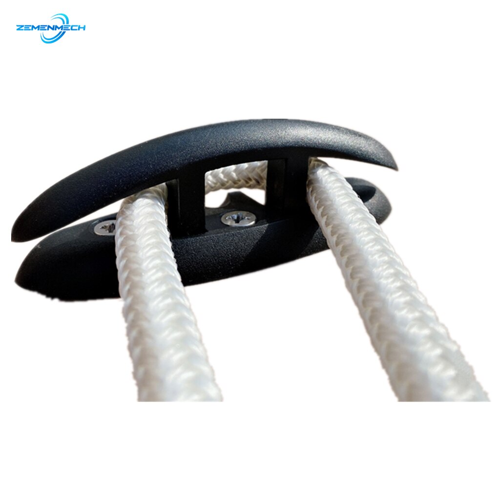 2PCS Boat Accessories Nylon Sailboats Flip Up Folding Pull Up Cleat Dock Deck Boat Marine Kayak Hardware Line Rope Mooring Cleat