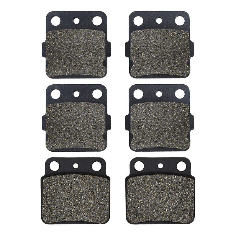 Cyleto-pastillas de freno delanteras y traseras para motocicleta, para Suzuki LTZ400 LTZ 400 Quadsport 2003, Kawasaki KSF400 KFX 400 2003-2006: Front and Rear