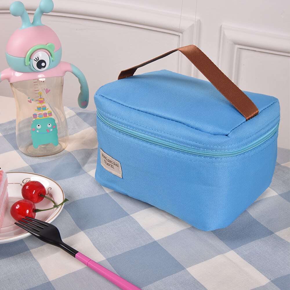 DIHOPE Cactus Portable Insulated Oxford Lunch Bags Thermal Food Picnic Lunch Bags For Women Kids Functional Pattern Cooler Box