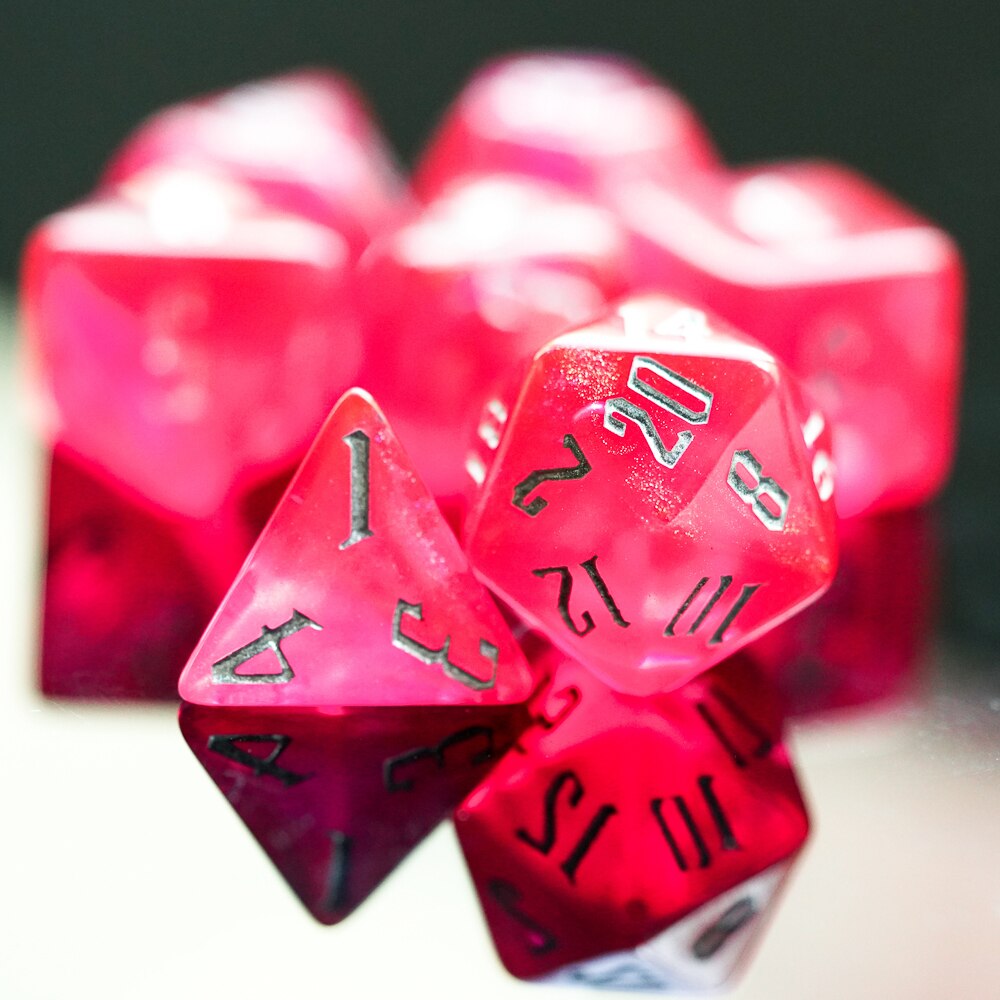 7 Stks/set Meerdere Kleuren Glitter Dnd Dobbelstenen D & D Dobbelstenen D4 D6 D8 D10 D % D12 D20 Polyhedral games Dobbelstenen Set Voor Tafel Games Mtg Rpg