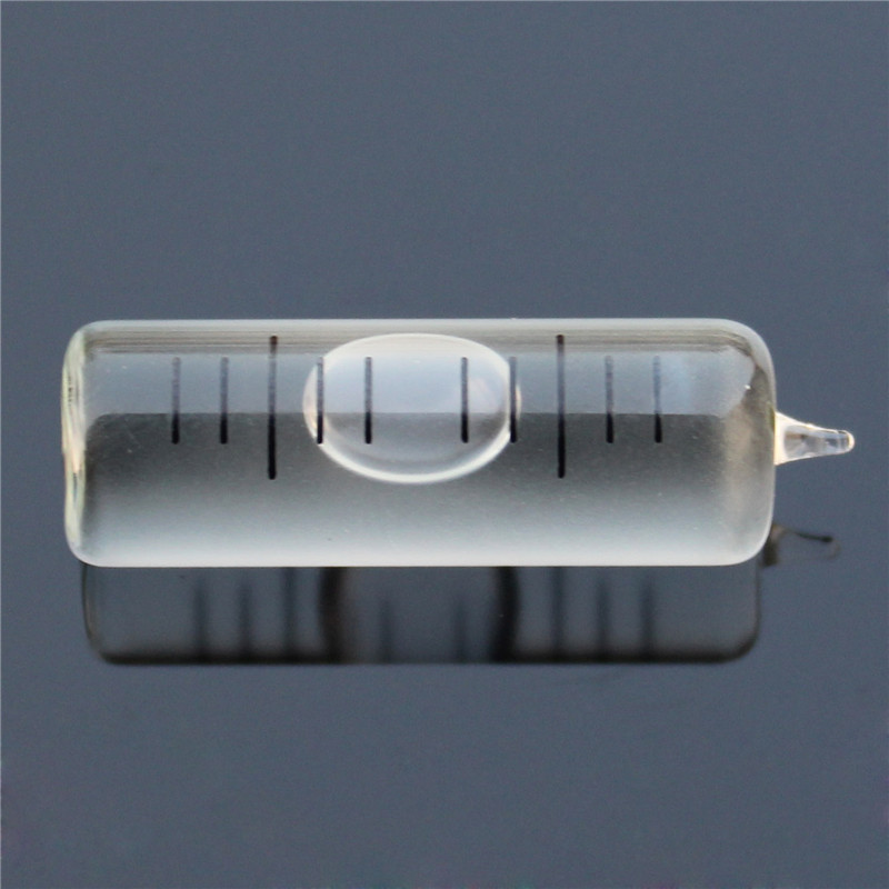 Glas horisontell pärla mini liten vattenpass hög precision nivå bubbla bärbar bubbelnivå diameter 10.5mm