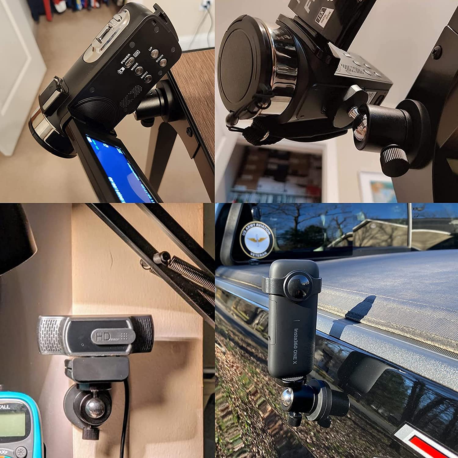 1/4 tuuman ruuvi magneettinen kamerateline  d43mm magneettijalka jalka nootle mini kuulapää raskaaseen metalliin kiinnitetään rautaan