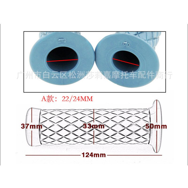 9 Kleur Classic Vintage Scooter Handgrepen Cafe Racer Moto Rcycle Handvat Bar Voor Harley Grip Moto Accessoires Moto Rbike stuur