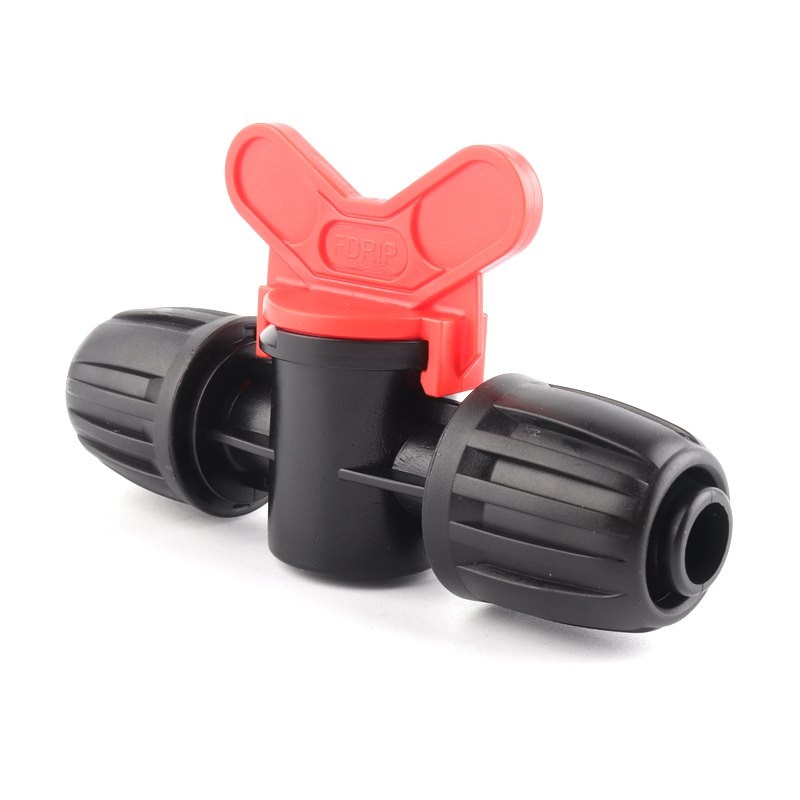 2 stk 16mm hdpe rør kugleventil pe slange ventil låsemøtrikker have vandtilslutninger mikrovanding pe rør slangesamlinger fittings