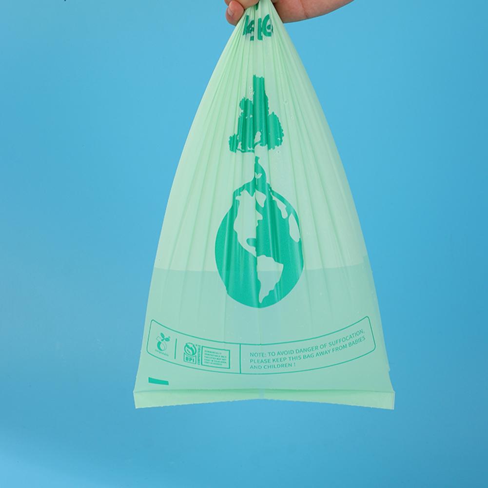 100pcs/Bag Compostable Trash Bags Small Kitchen Compost Trash Bags, Food Scrap Yard Waste Bags , Bathroom Office Car Garbage Bag