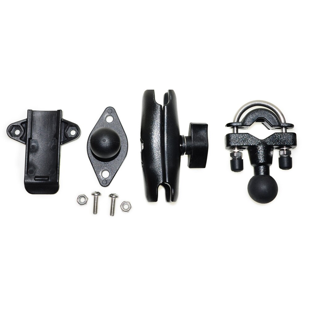 Staffa di supporto per moto da bicicletta Supporto per braccio a doppia presa per Garmin GPSMAP 64 64SX 64X 64S 65s 65SR 67i 66i alfa 200i 300i 100