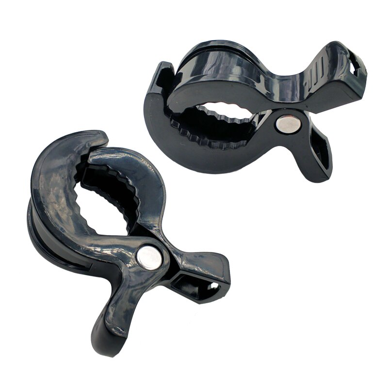 bébé porte-gobelet de poussette support bouteille universel 360 rotatif porte-gobelet pour landau poussette étui de transport bouteille de lait chariot: 2pcs Clips Black