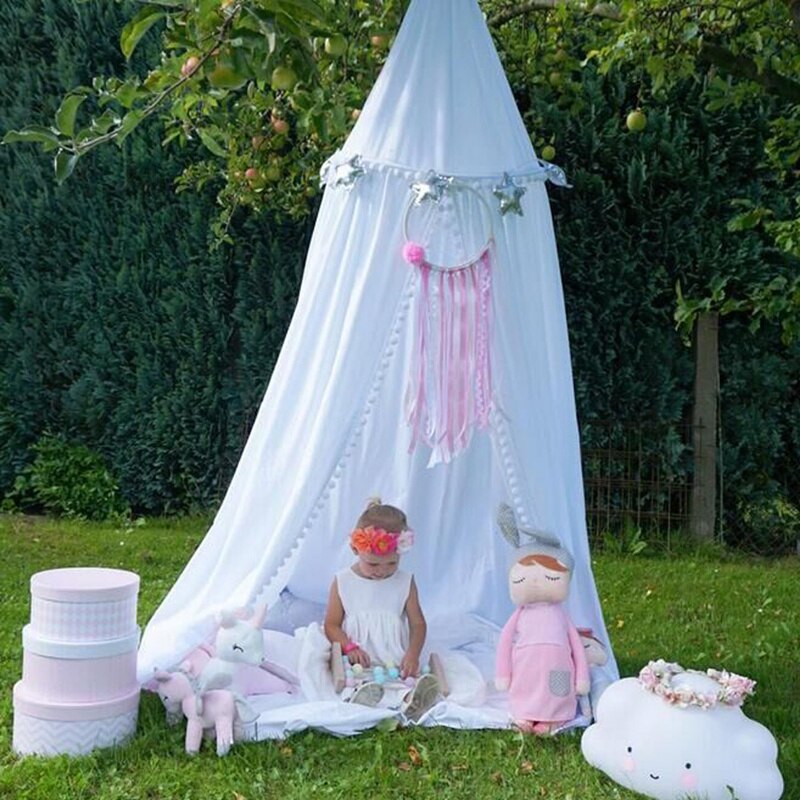 Kinderen Hung Dome Mosquio Netto Prinses Tent Voor Kids Play huis Baby Box Zuigeling Room Dome Hangmat Tent Bed Gordijn Tent