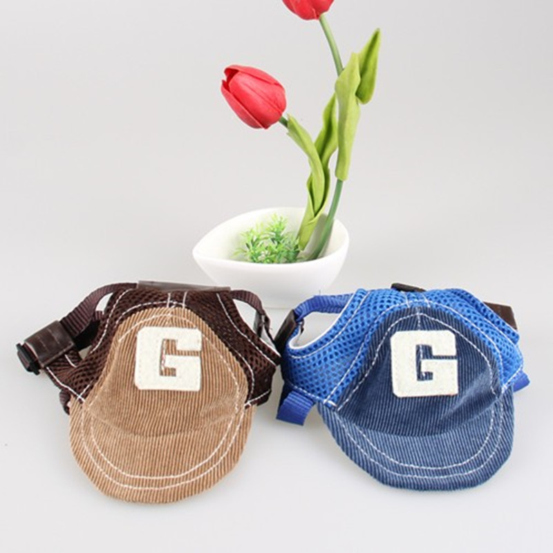 Sombrero perro mascota guapo gorra de béisbol osito cachorro traje de vaquero accesorios de aseo ocio viaje sombrilla suministros para mascotas