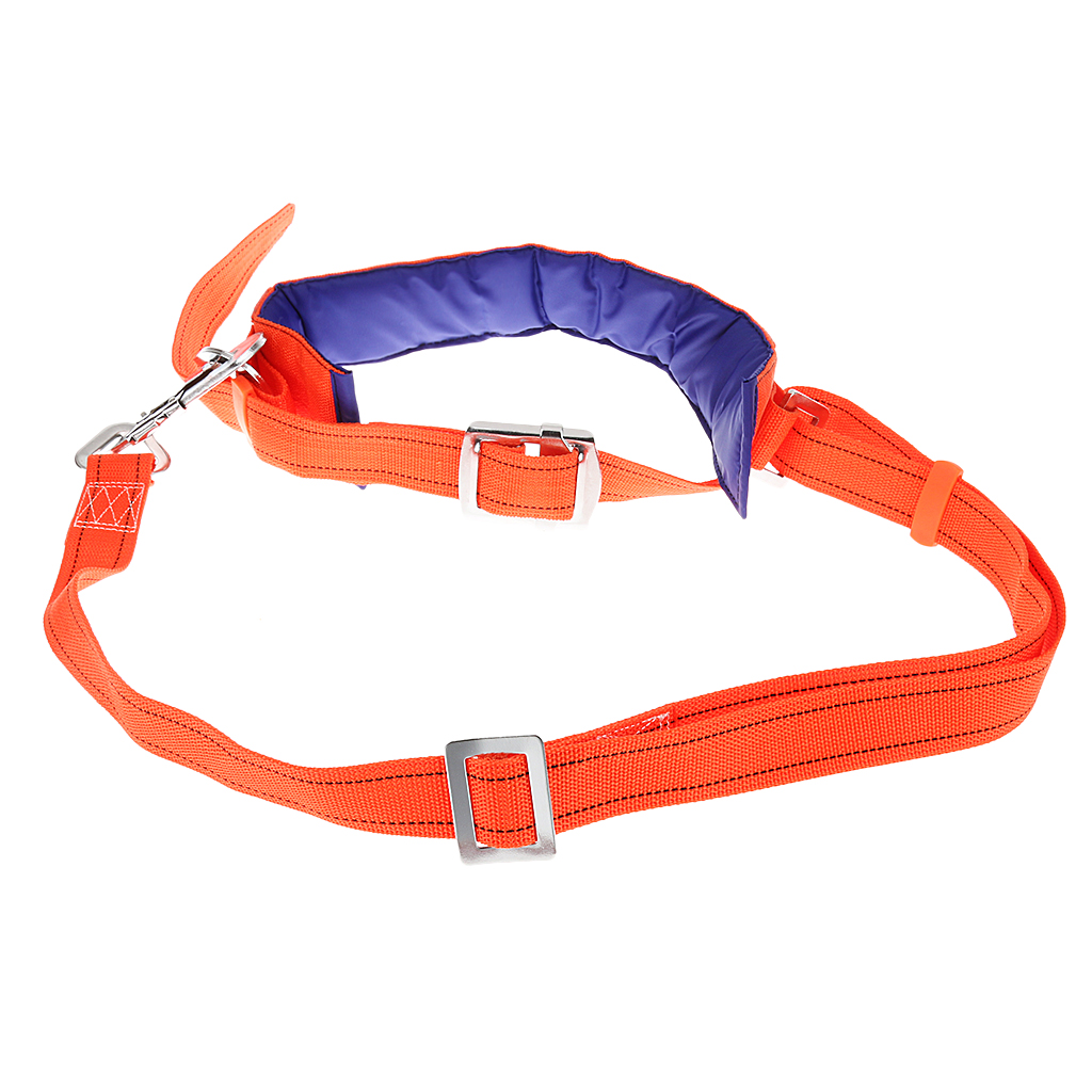 Trsmima Safety Belt With Adjustable Lanyard And Updated Waist Pad - Tree Climbing Belt Harness - Safety Lanyard Fall Protection- Fall Arrest Kite Climbing Lanyard,Ladder Safety Harness
