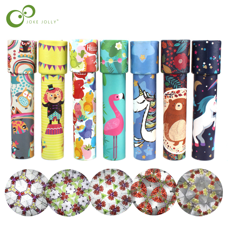 2 Stck/1 pc Spielzeug für freundlicher Rotierenden Kaleidoskop Einhorn Drehung Phantasie Quaddel Baby Spielzeug freundlicher Bunte Spielzeug Beste für freundlicher GYH