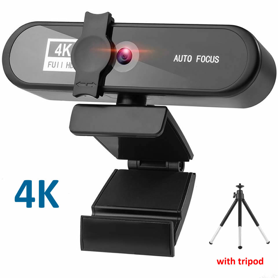 2K 4K Webcam Konferenz PC Webcam Autofokus USB Netz Kamera Laptop Schreibtisch für Büro Treffen Hause Mit MIC 1080P Volle HD Netz Nocken: 4K Webcam