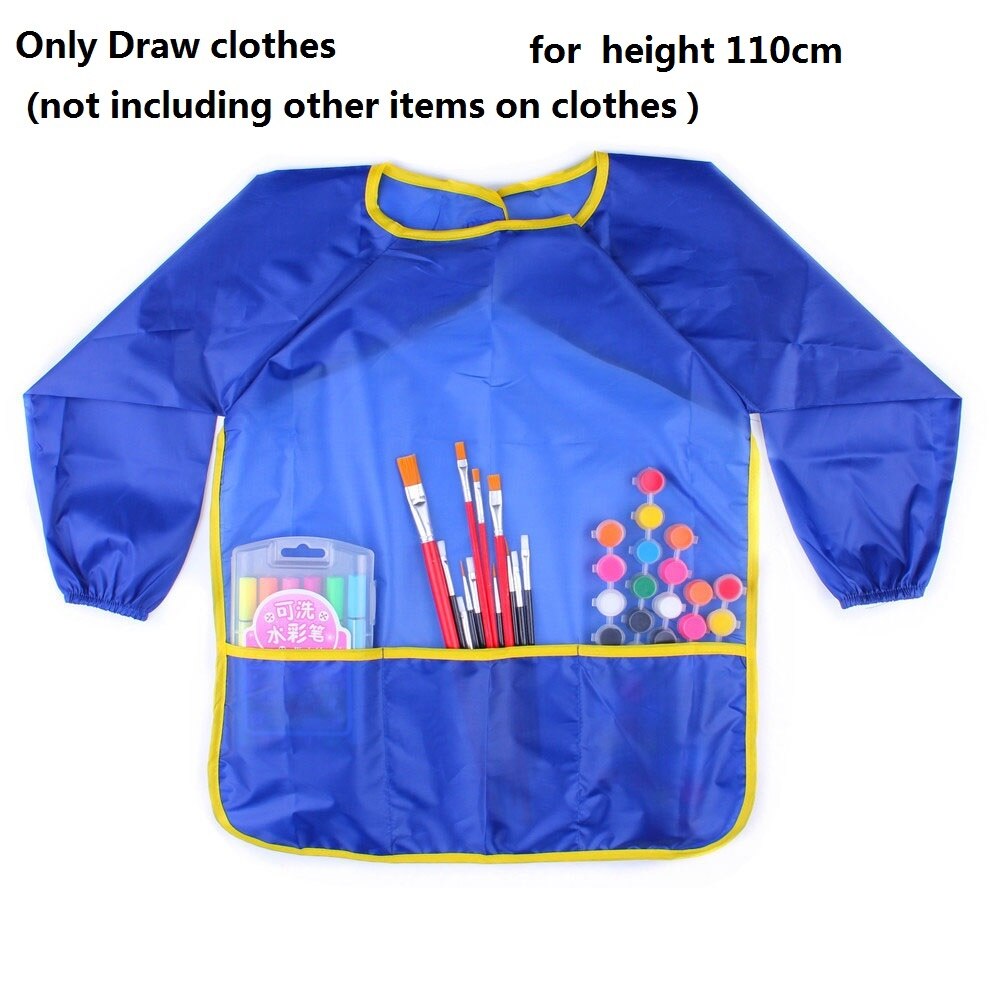 DIY Drawing Art Painted Acrylic Paint Accessories Tools Brush Palette Draw Clothes Set For Kindergarten: 6