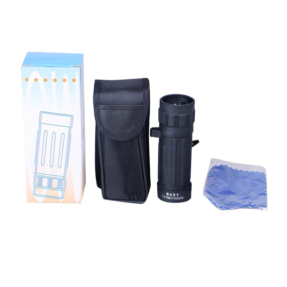 Outdoor Monocular Telescope Super High Power 8x21 Portable HD OPTICS BAK4 Night Vision Monocular Telescope 90 x 30 mm 3.38