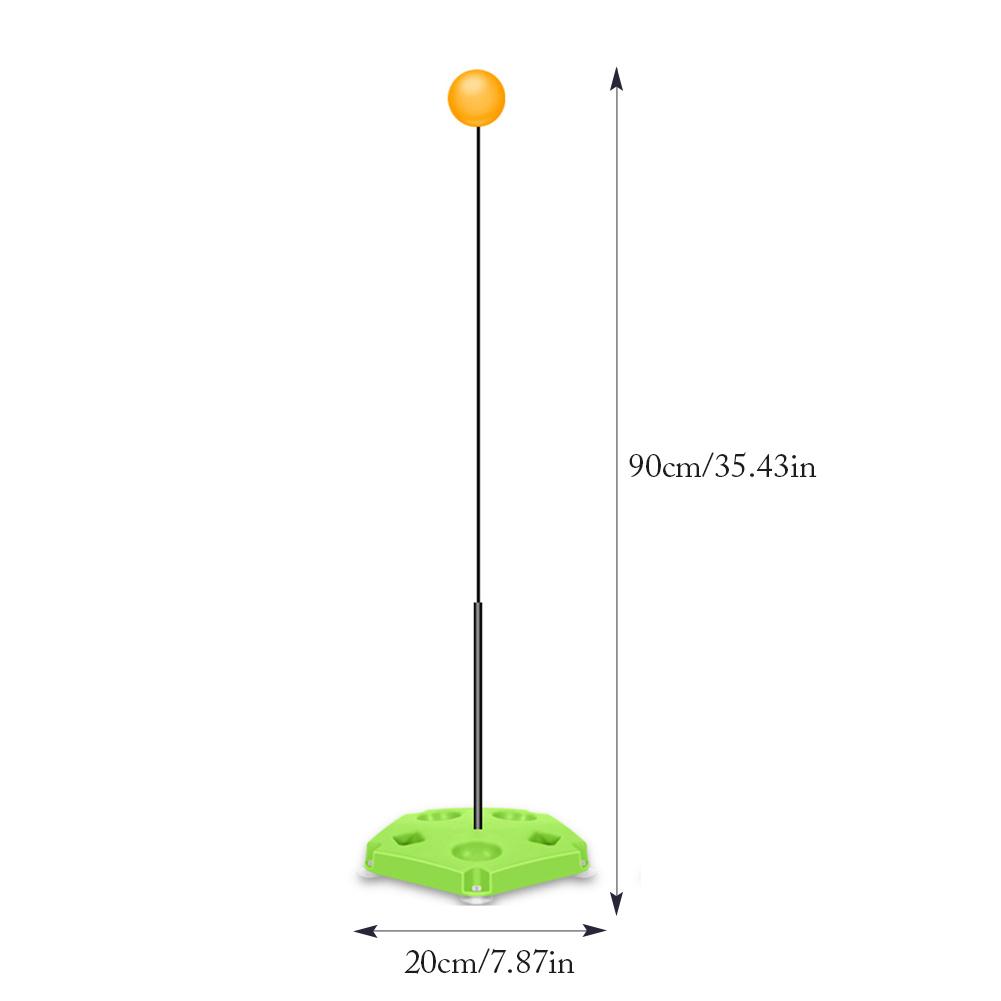 1 Juego de entrenador de tenis de mesa con eje elástico suave herramientas de entrenamiento de Ping Pong juegos para niños de interior o al aire libre