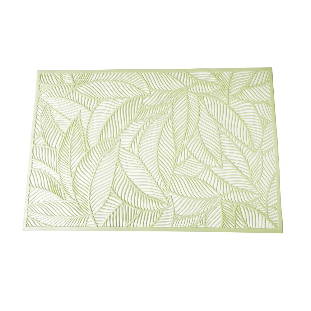 1pc pvc hule isolering coaster pads bord skål måtter hjem jule bryllup indretning varmebestandig dækkeserviet til spisebord