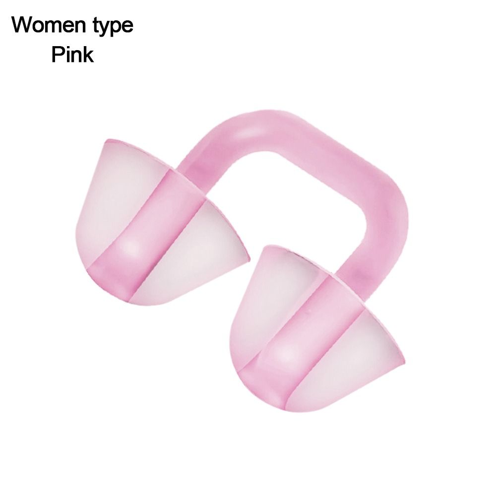 Soft Silicone Swimming Nose Clip Safety Gear Reusable Waterproof Nose Plug Prevent Choking Multicolor Swim Nose Protector: green