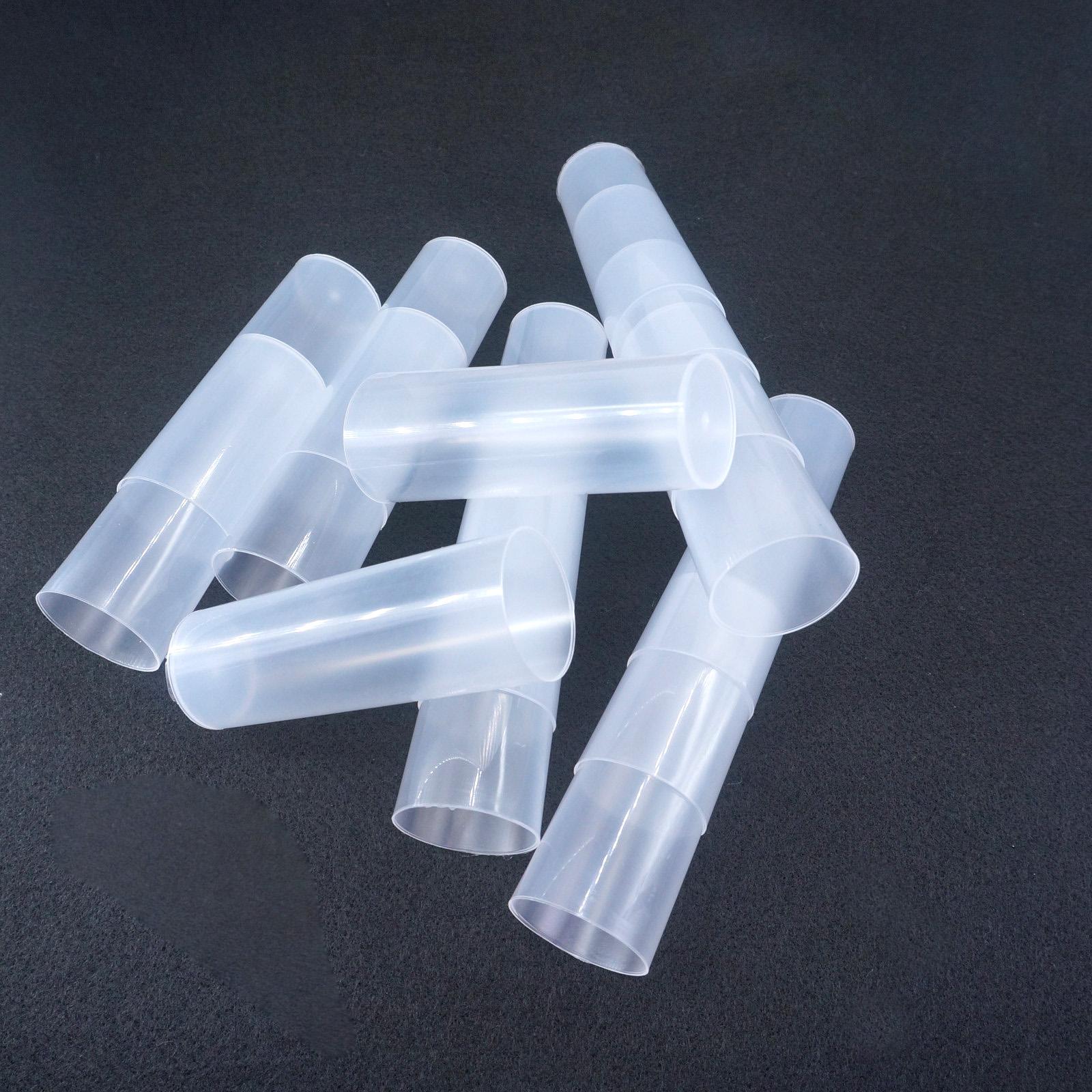 100PCS 100ml 38x105mm PP Flat Bottom Test Tube Drosophila Vials For Collecting