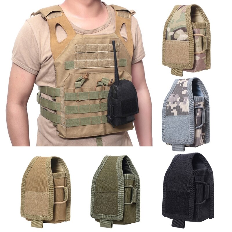 Radio Pouch Case Duty Belt Radios Holster Bag for Radio Walkie Talkies Holder Adjustable Storage Bag