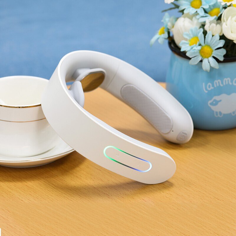 Masajeador eléctrico Shiatsu con forma de U de KONKA para espalda, cuello, hombro, cuerpo, masaje infrarrojo para coche/masajeador casero con caja de