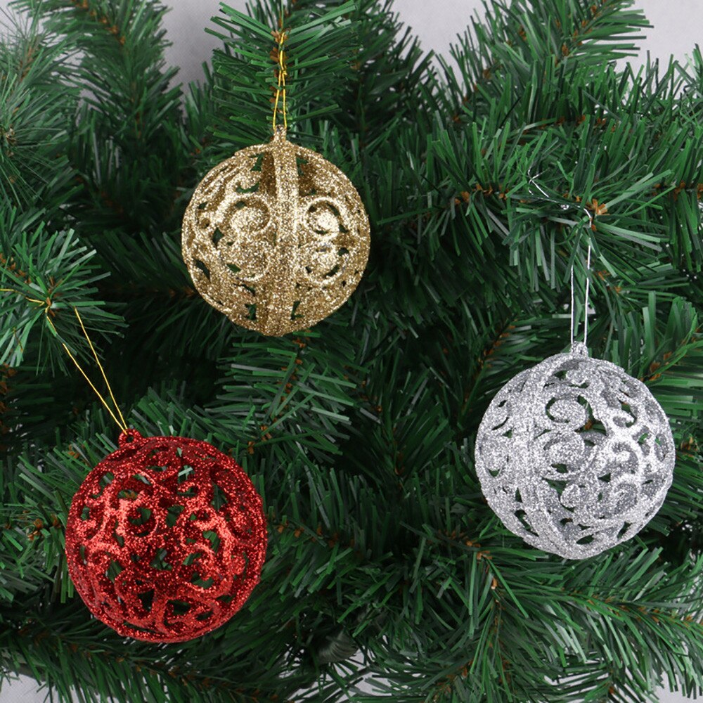 Kerstballen kerstversiering 6 cm plastic Kerst xmas Tree Ball Thuis Party Ornament Decor mooie